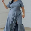 Discount Agnes Satin Maxi Dress | WEDDING SUITE | wedding guest