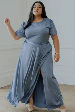 Discount Agnes Satin Maxi Dress | WEDDING SUITE | wedding guest