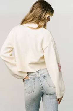Store Annie Flower Knit Sweater | sweaters