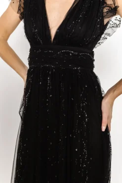 Store Annika Sequin Mesh Maxi Dress | tulle styles