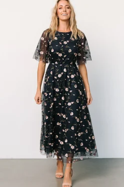 New Arabella Embroidered Tulle Maxi Dress | WEDDING SUITE | wedding guest