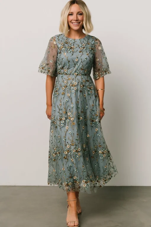 Fashion Arabella Embroidered Tulle Maxi Dress | WEDDING SUITE | wedding guest
