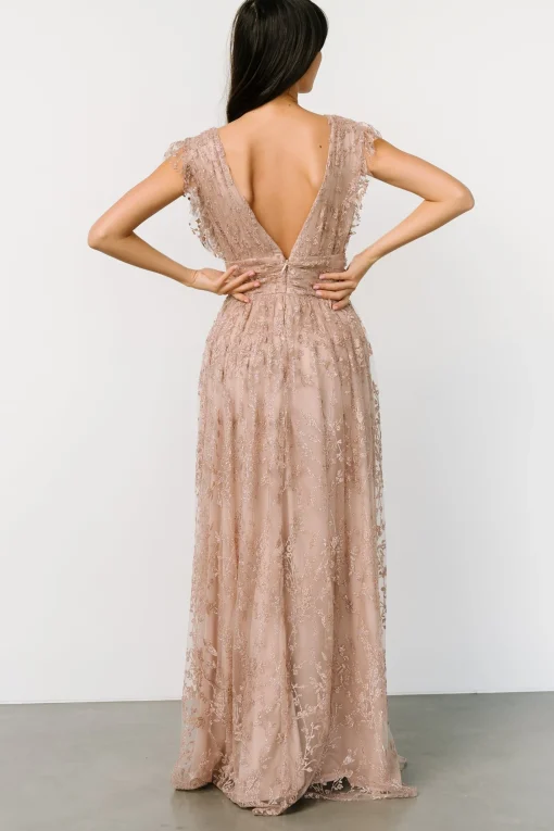 Cheap Arlene Shimmer Gown | embellished + sequined