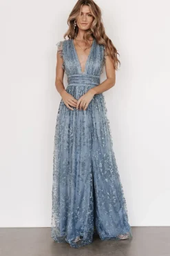 New Arlene Shimmer Gown | embellished + sequined