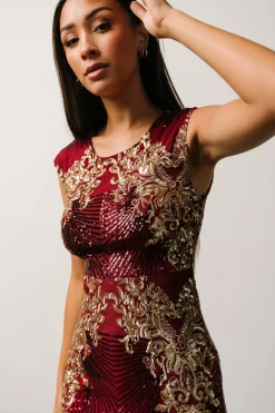 Cheap Azura Sequin Gown | embellished + sequined