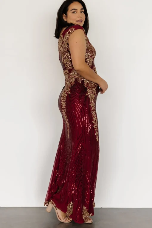 Cheap Azura Sequin Gown | embellished + sequined