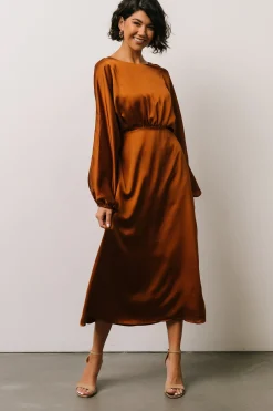 Best Sale Balta Satin Midi Dress | BEST SELLERS