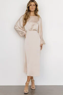 New Balta Satin Midi Dress | BEST SELLERS