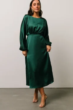 Best Balta Satin Midi Dress | BEST SELLERS