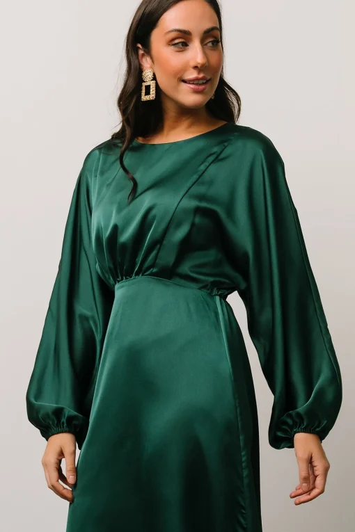 Best Balta Satin Midi Dress | BEST SELLERS