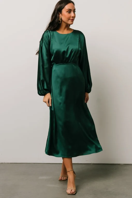 Best Balta Satin Midi Dress | BEST SELLERS