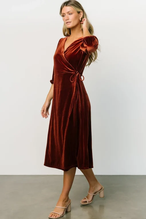 Shop Beckinsale Velvet Wrap Dress | WEDDING SUITE | wedding guest