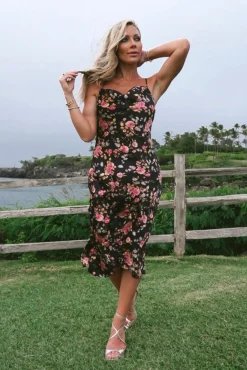 Store Belyn Satin Midi Dress | SALE