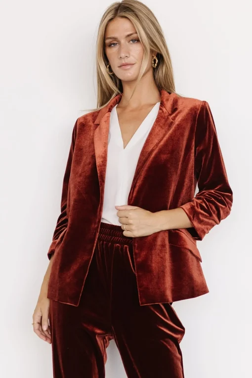 Outlet Brinton Velvet Blazer | outerwear