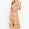 Clearance Campbell Tie Back Dress | midi dresses
