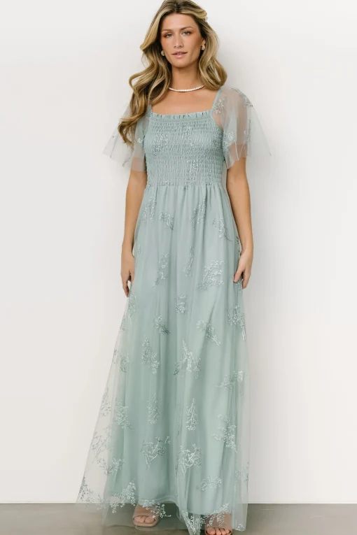 Hot Cassandra Tulle Maxi Dress | WEDDING SUITE | wedding guest