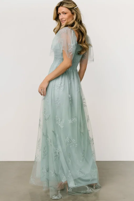 Hot Cassandra Tulle Maxi Dress | WEDDING SUITE | wedding guest