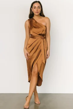 Cheap Celia One Shoulder Midi Dress | BEST SELLERS