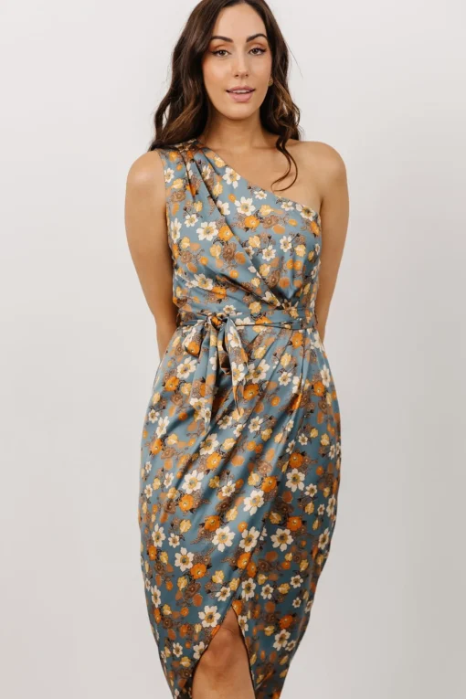 Hot Celia One Shoulder Midi Dress | BEST SELLERS