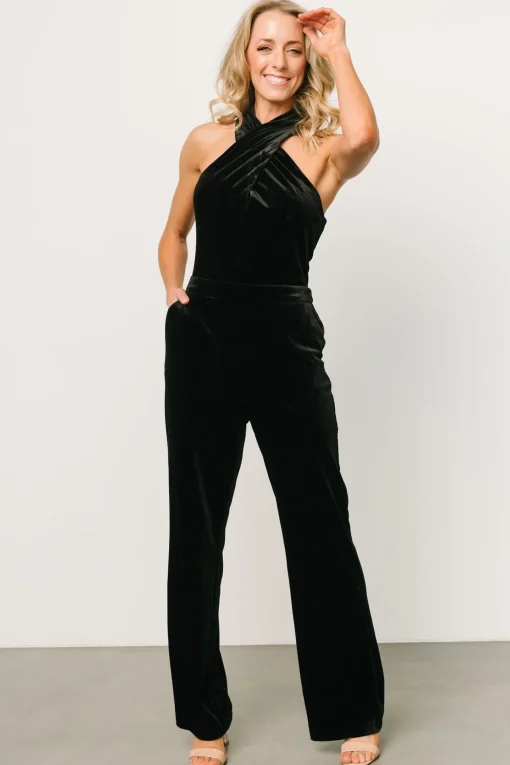 Clearance Cleopatra Velvet Jumpsuit | JUMPSUITS + ROMPERS