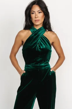 Online Cleopatra Velvet Jumpsuit | JUMPSUITS + ROMPERS