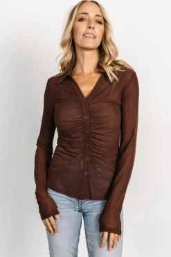 Cheap Dax Mesh Top | blouses + shirts