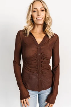 Cheap Dax Mesh Top | blouses + shirts
