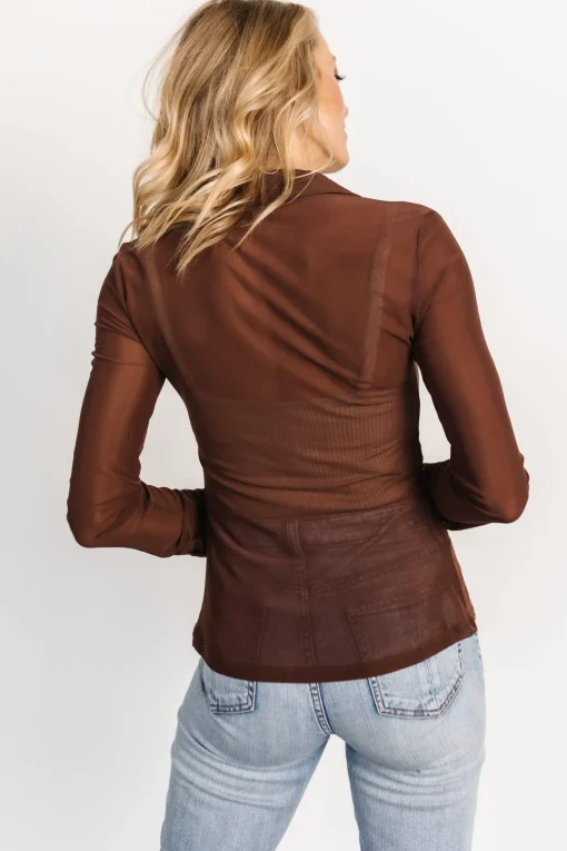 Cheap Dax Mesh Top | blouses + shirts