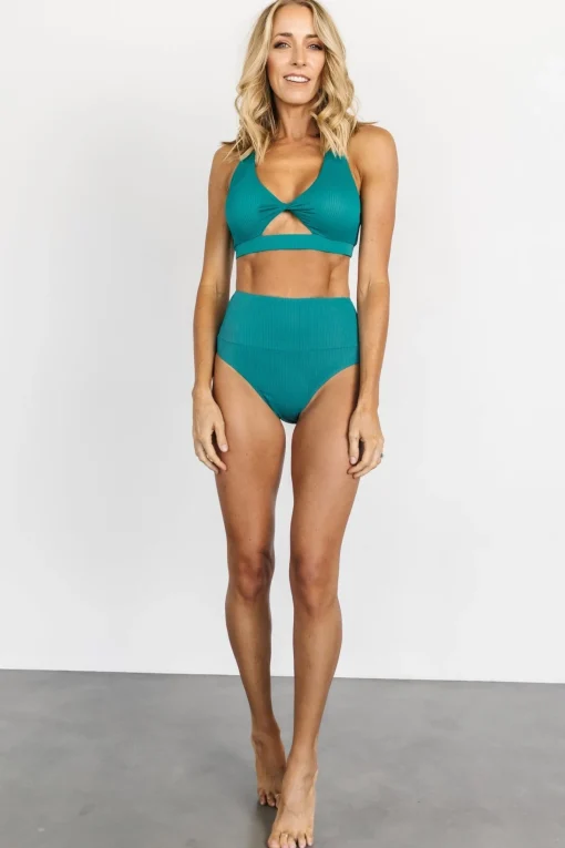 Sale Del Mar Ribbed Bikini Top | bikini