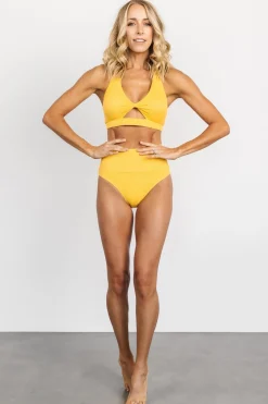 Best Sale Del Mar Ribbed Bikini Top | bikini