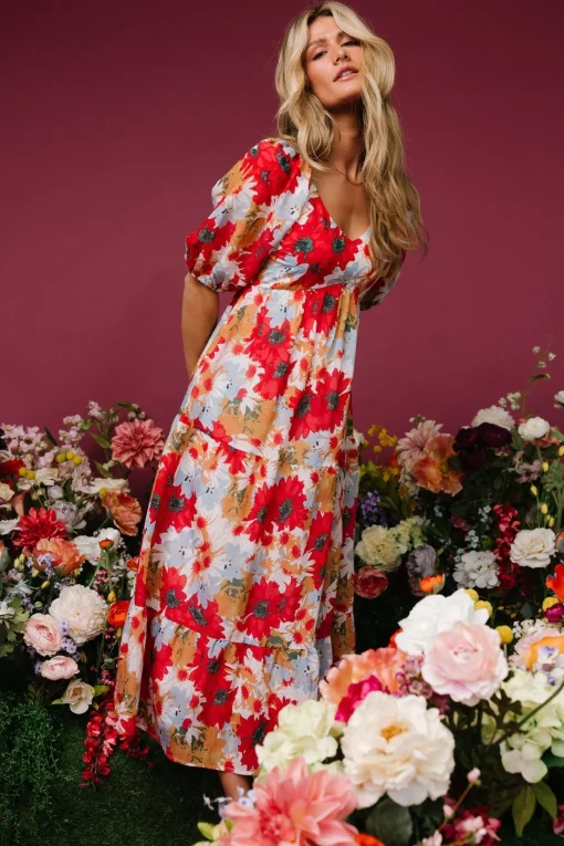 Online Denton Midi Dress | midi dresses | bump friendly