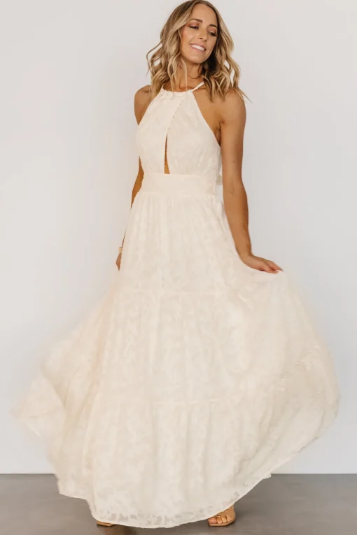 Cheap Eilish Embossed Maxi Dress | COMING SOON