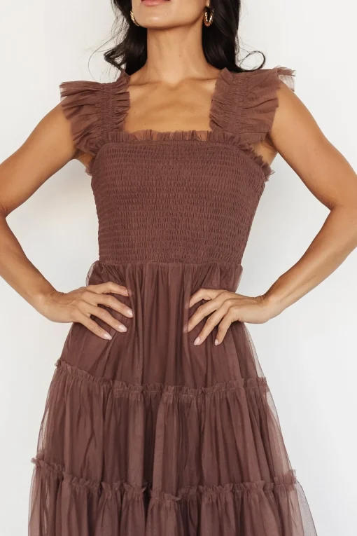 Discount Emma Smocked Tulle Dress | DRESSES | midi dresses