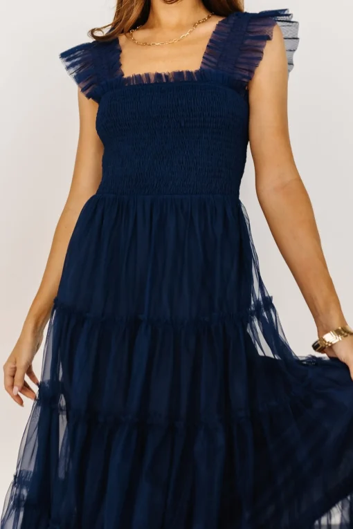 Best Sale Emma Smocked Tulle Dress | DRESSES | midi dresses