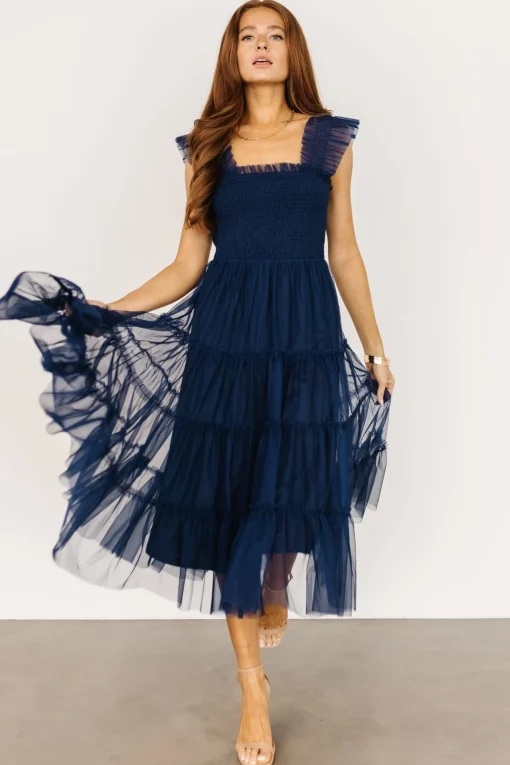 Best Sale Emma Smocked Tulle Dress | DRESSES | midi dresses