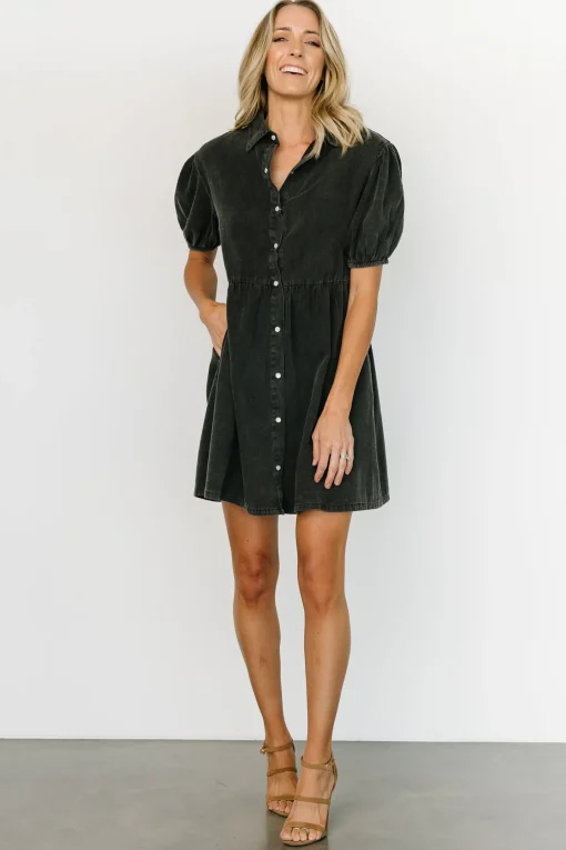 Cheap Fontana Puff Sleeve Short Dress | short dresses | EXTENDED SIZING