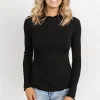 Hot Gale Ribbed Top | blouses + shirts