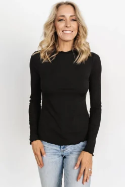 Hot Gale Ribbed Top | blouses + shirts