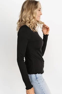 Hot Gale Ribbed Top | blouses + shirts