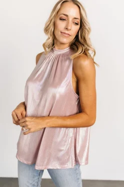 New Halo Shimmer Tank Top | blouses + shirts