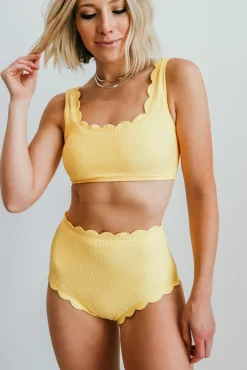 Outlet Honolulu Scalloped Bikini Top | bikini