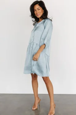 Clearance Janice Button Dress | COMING SOON