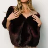 Sale Jovie Faux Fur Shawl | shawls | COMING SOON