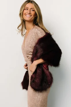 Sale Jovie Faux Fur Shawl | shawls | COMING SOON