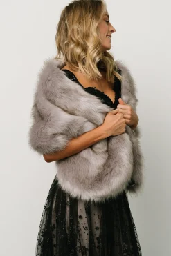 Sale Jovie Faux Fur Shawl | shawls | COMING SOON