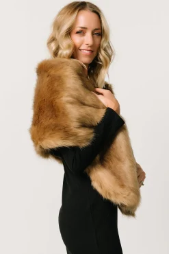 Cheap Jovie Faux Fur Shawl | shawls | COMING SOON