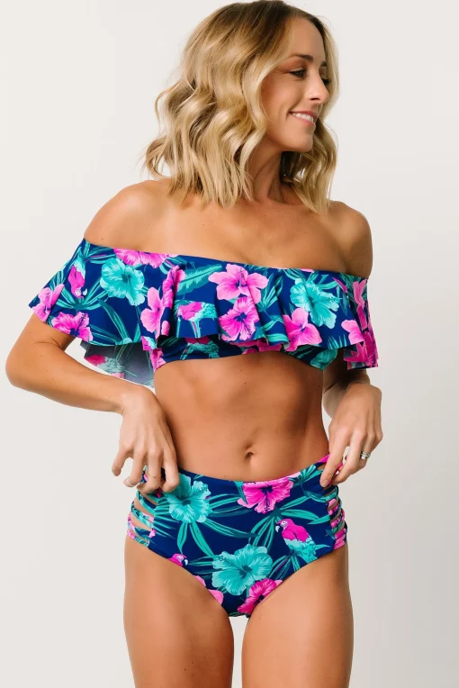 Fashion Keke High Waisted Bikini Bottom | bikini