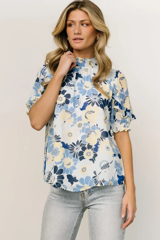 Flash Sale Lisa Ruffle Sleeve Top | blouses + shirts