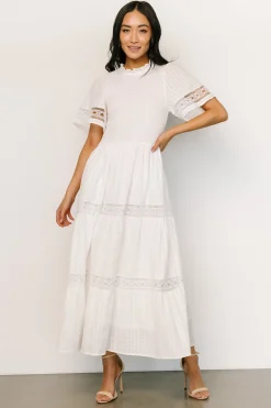 Shop Loveland Geo Lace Maxi Dress | maxi dresses | WINTER ESSENTIALS