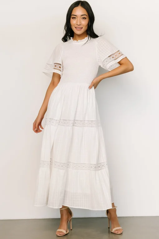 Shop Loveland Geo Lace Maxi Dress | maxi dresses | WINTER ESSENTIALS
